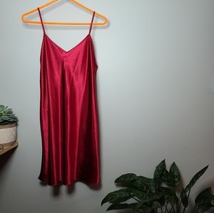 Vintage Gilligan & O'malley Red Nightgown M